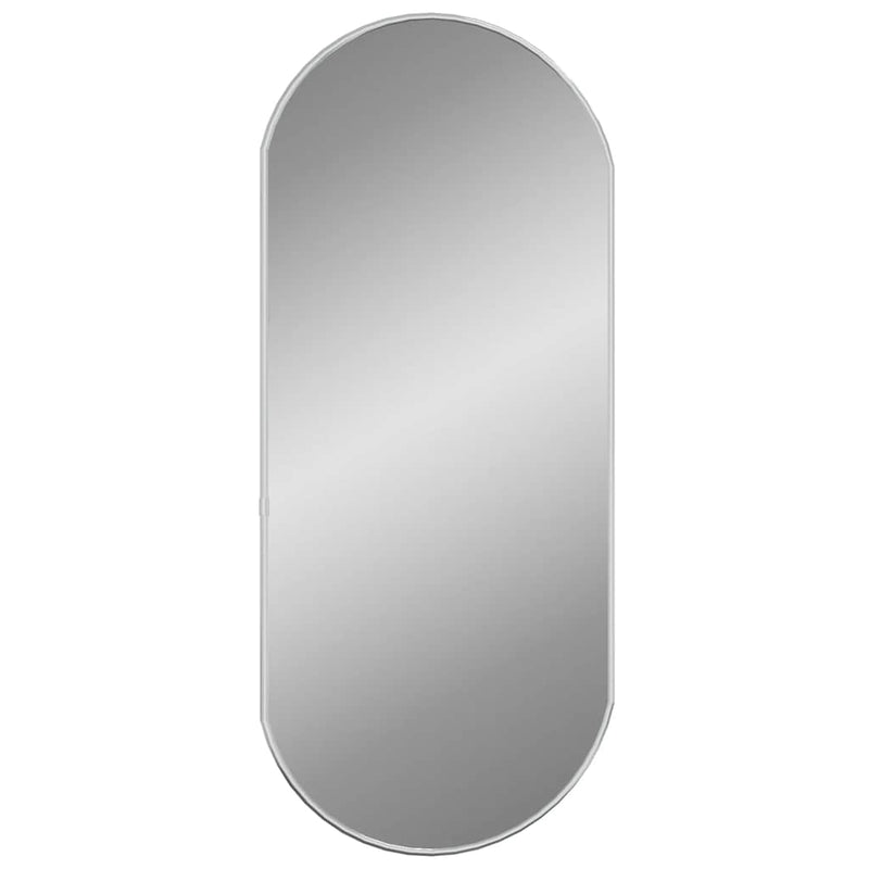 Load image into Gallery viewer, Vidaxl wandspiegel 70x30 cm ovaal zilverkleurig