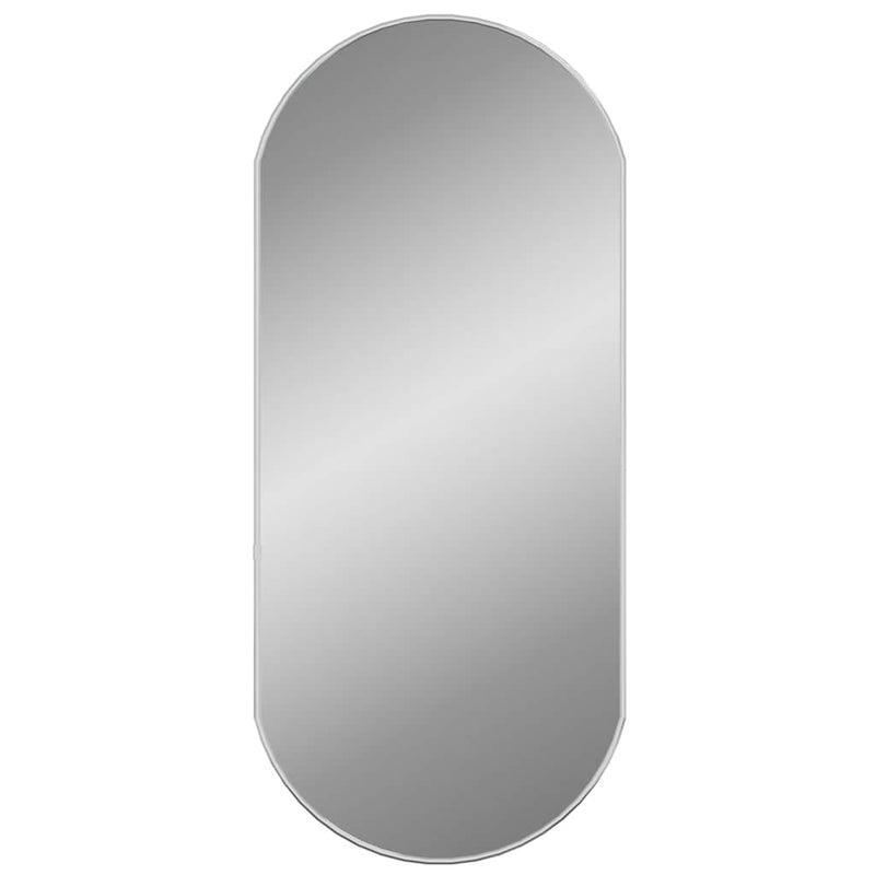 Load image into Gallery viewer, Vidaxl wandspiegel 80x35 cm ovaal zilverkleurig
