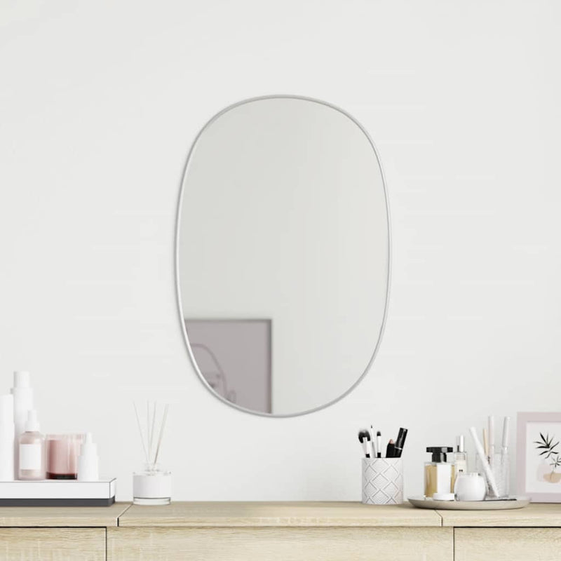 Load image into Gallery viewer, Vidaxl wandspiegel 50x35 cm zilverkleurig