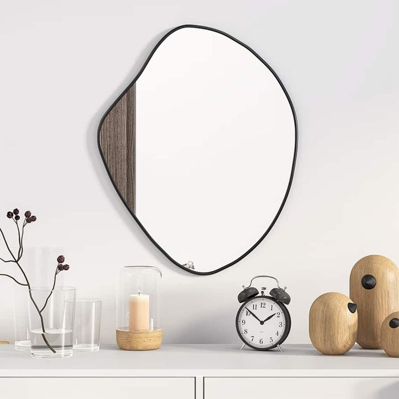 Load image into Gallery viewer, Vidaxl wandspiegel 50x40 cm zwart