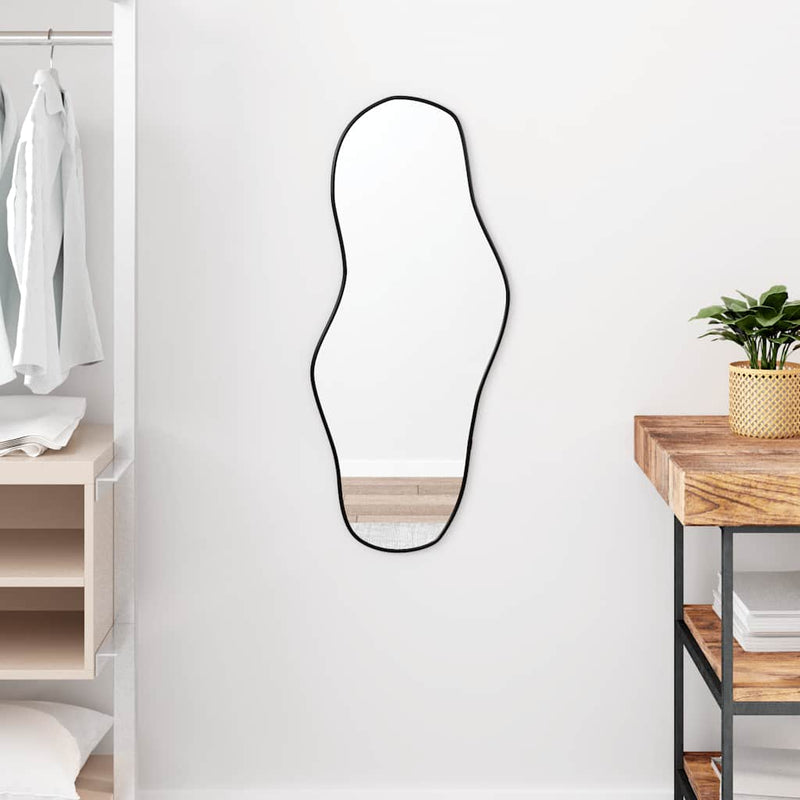 Load image into Gallery viewer, Vidaxl wandspiegel 80x35 cm zwart