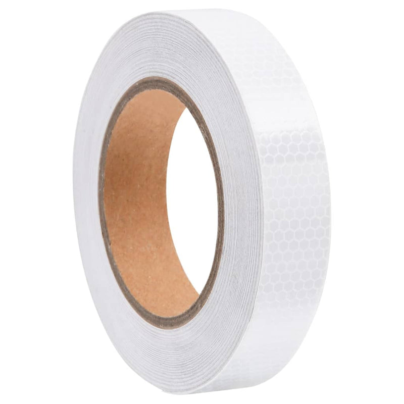 Load image into Gallery viewer, Vidaxl reflecterende tape 2,5 cm x 20 m pvc wit