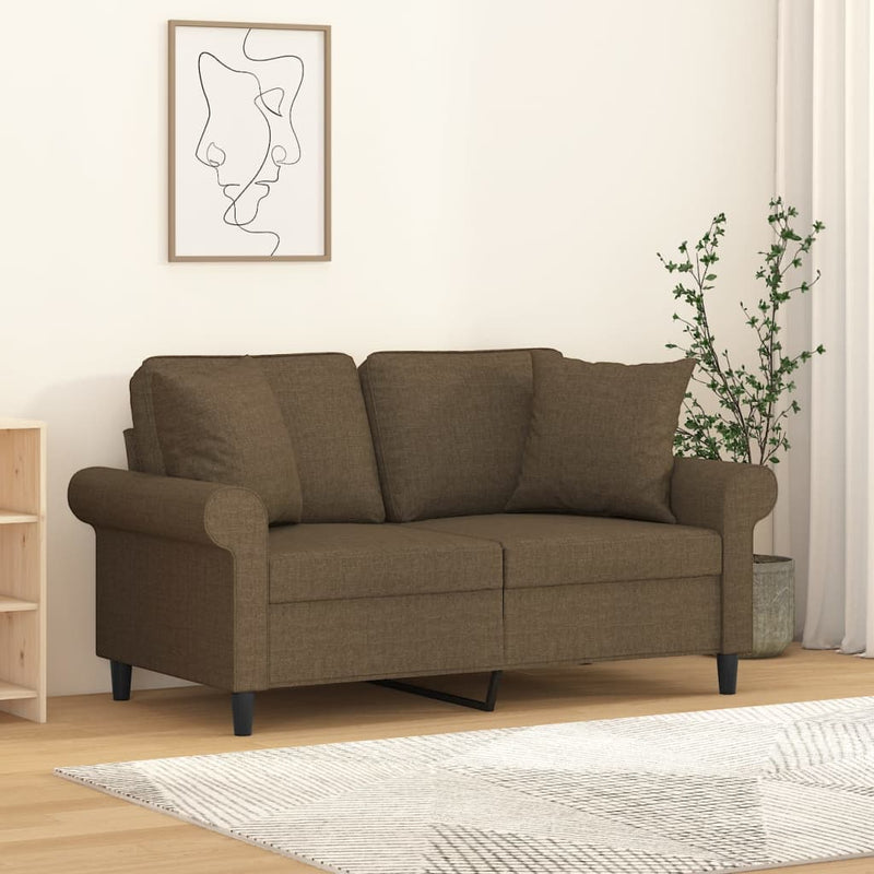 Load image into Gallery viewer, Vidaxl sierkussens 2 st 40x40 cm stof bruin