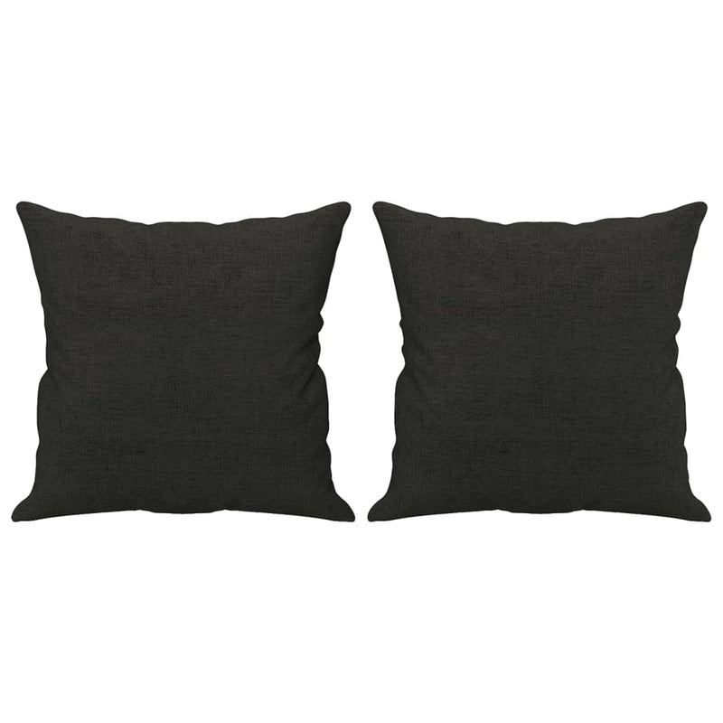 Load image into Gallery viewer, Vidaxl sierkussens 2 st 40x40 cm stof zwart