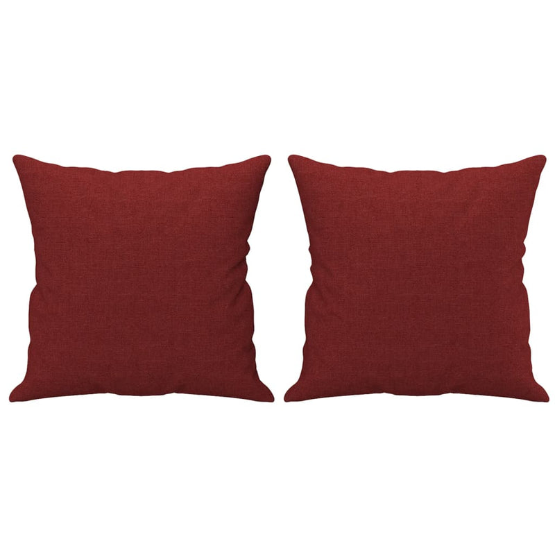 Load image into Gallery viewer, Vidaxl sierkussens 2 st 40x40 cm stof wijnrood