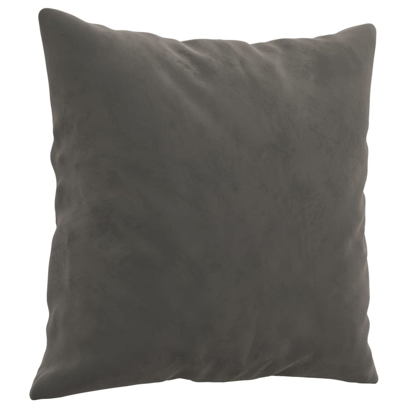 Load image into Gallery viewer, Vidaxl sierkussens 2 st 40x40 cm fluweel donkergrijs