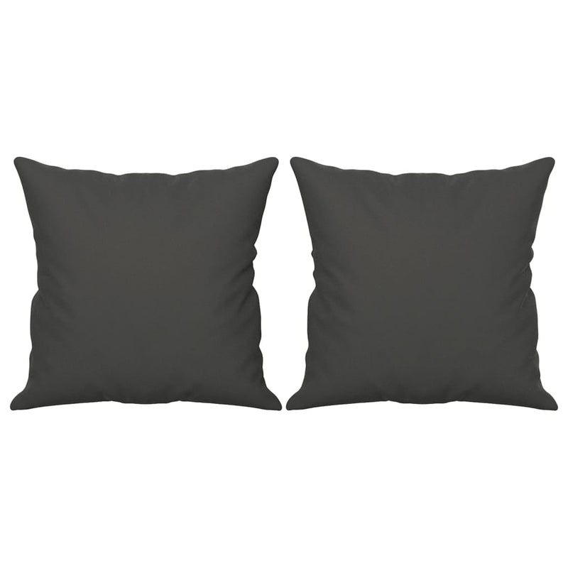 Load image into Gallery viewer, Vidaxl sierkussens 2 st 40x40 cm microvezelstof donkergrijs
