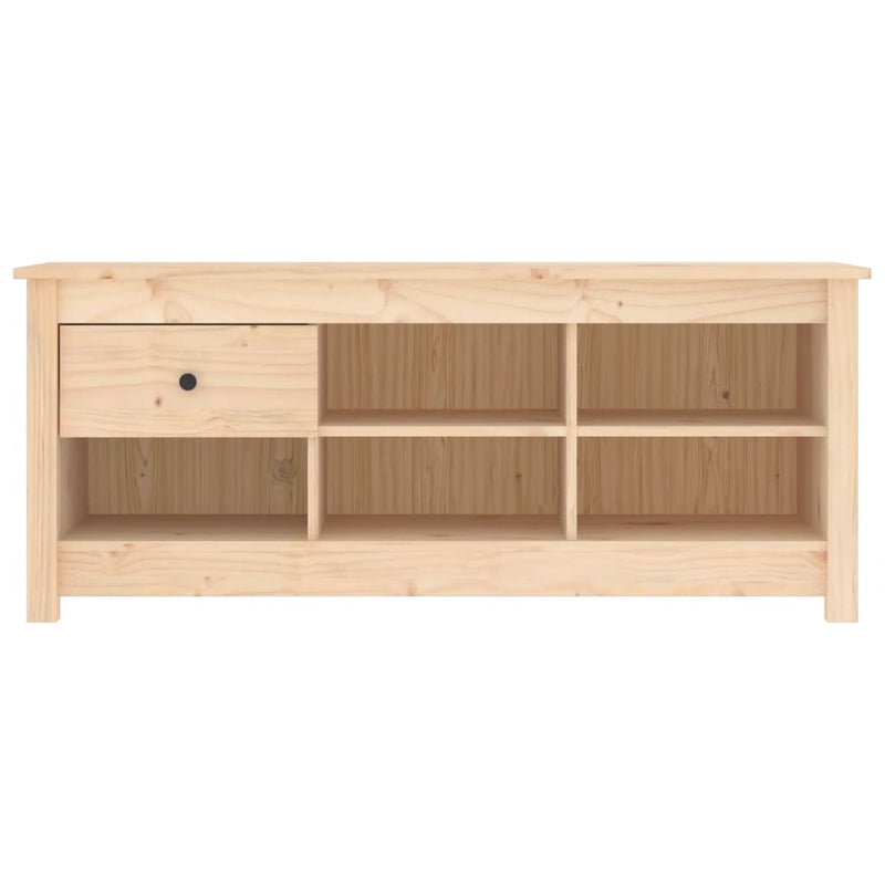 Load image into Gallery viewer, Vidaxl schoenenkast 110x38x45,5 cm massief grenenhout