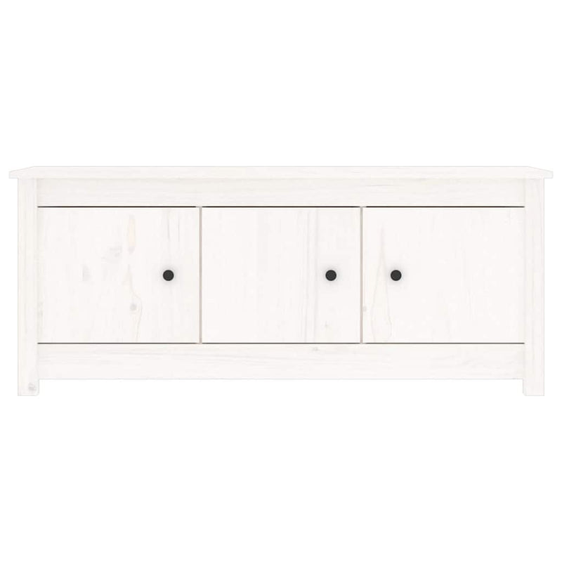 Load image into Gallery viewer, Vidaxl schoenenkast 110x38x45,5 cm massief grenenhout wit