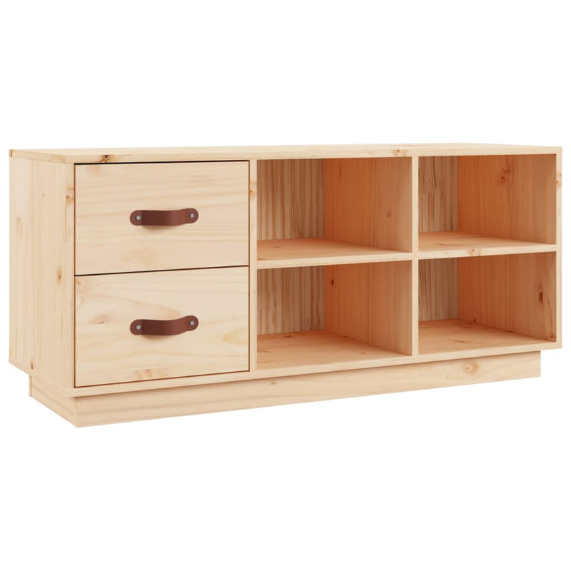 Load image into Gallery viewer, Vidaxl schoenenbank 100x34x45 cm massief grenenhout