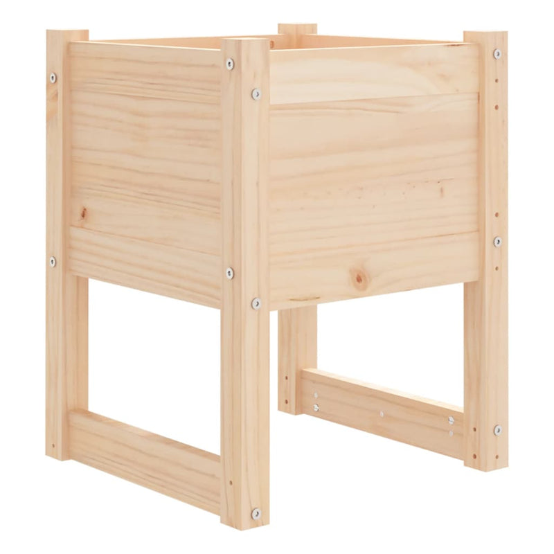 Load image into Gallery viewer, Vidaxl plantenbak 40x40x52,5 cm massief grenenhout