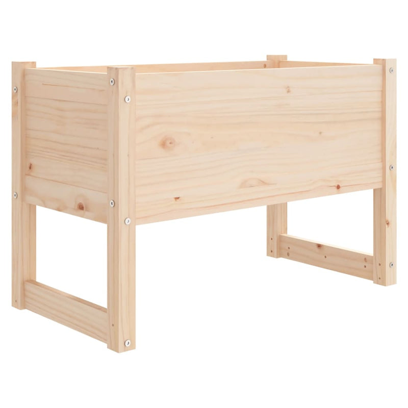 Afbeelding laden in galerijviewer, Vidaxl plantenbak 78x40x52 cm massief grenenhout