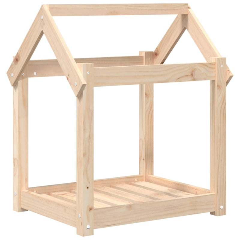 Load image into Gallery viewer, Vidaxl hondenmand 61x50x70 cm massief grenenhout
