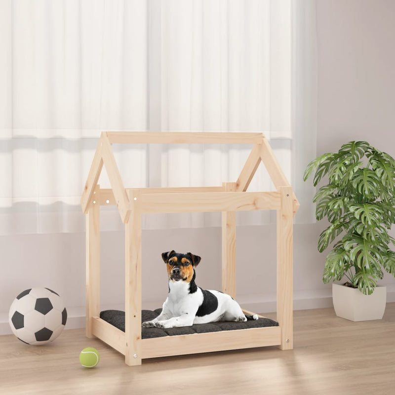 Load image into Gallery viewer, Vidaxl hondenmand 61x50x70 cm massief grenenhout