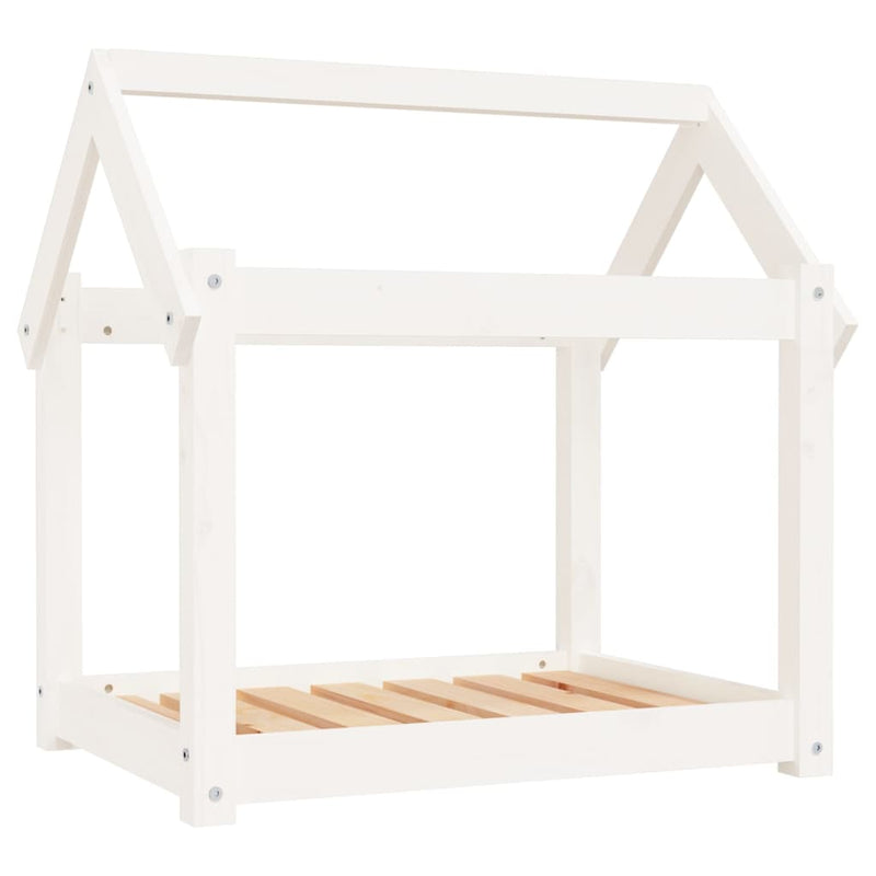 Load image into Gallery viewer, Vidaxl hondenbed 71x55x70 cm massief grenenhout wit