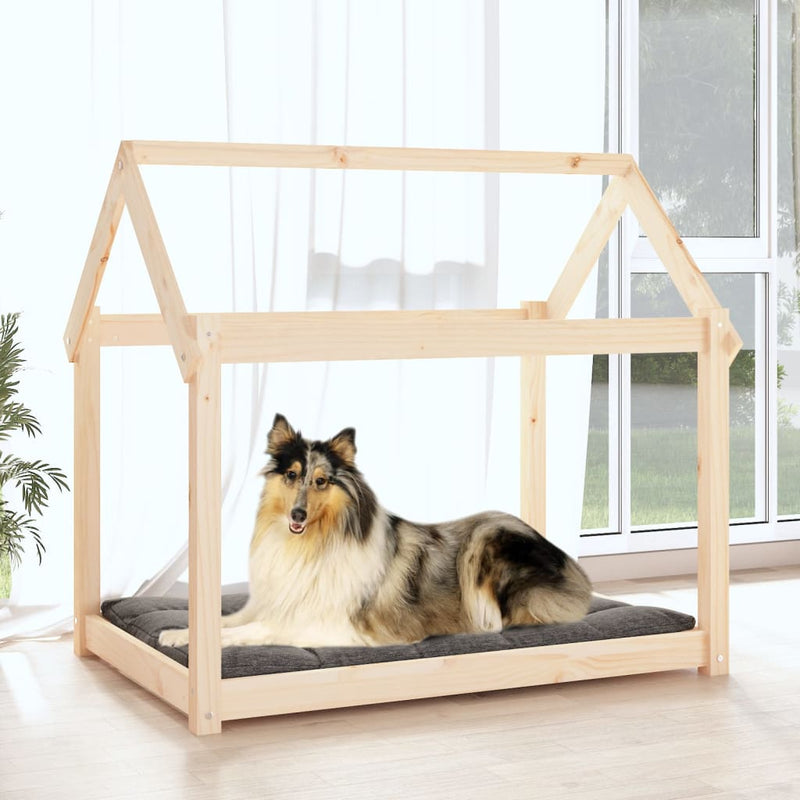 Load image into Gallery viewer, Vidaxl hondenmand 101x70x90 cm massief grenenhout