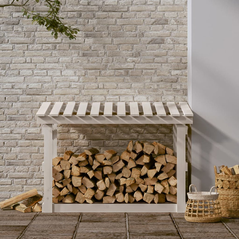 Load image into Gallery viewer, Vidaxl haardhoutrek 108x64,5x77 cm massief grenenhout wit
