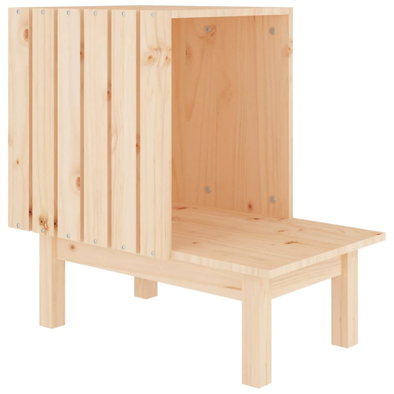 Load image into Gallery viewer, Vidaxl kattenhuis 60x36x60 cm massief grenenhout