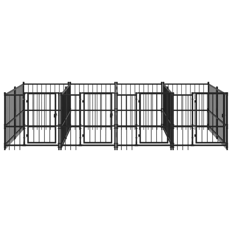 Load image into Gallery viewer, VidaXL Hondenkennel voor buiten 7,51 m² staal