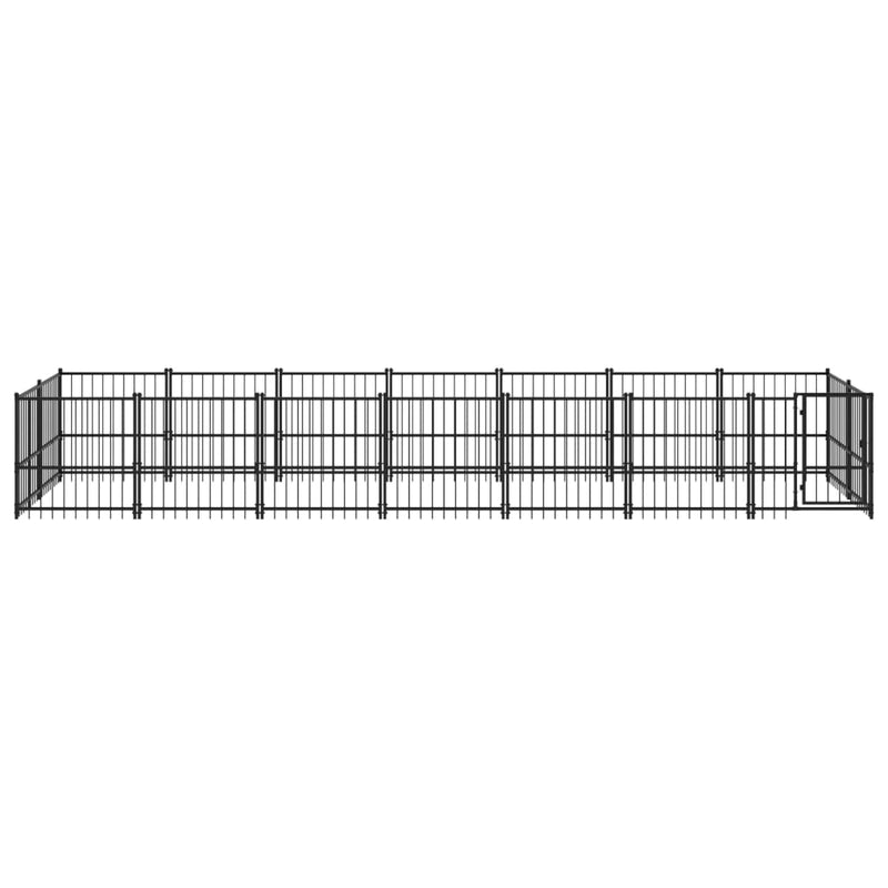 Load image into Gallery viewer, VidaXL Hondenkennel voor buiten 13,14 m² staal