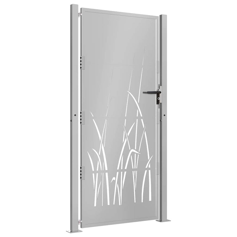 Load image into Gallery viewer, Vidaxl poort grasontwerp 100x175 cm cortenstaal