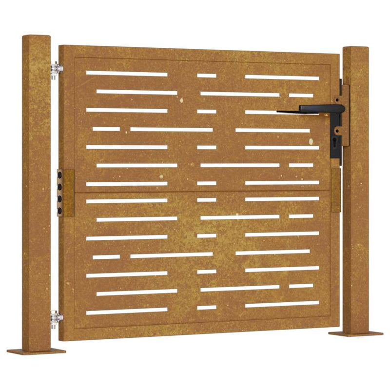 Load image into Gallery viewer, Vidaxl poort vierkant 100x100 cm cortenstaal