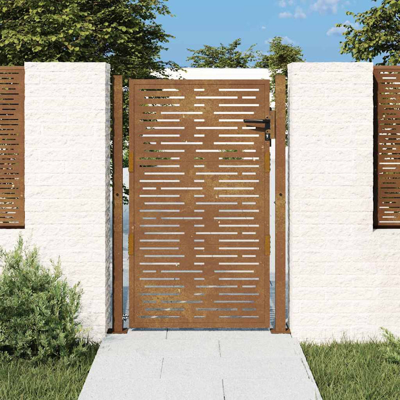 Load image into Gallery viewer, Vidaxl poort vierkant 100x150 cm cortenstaal
