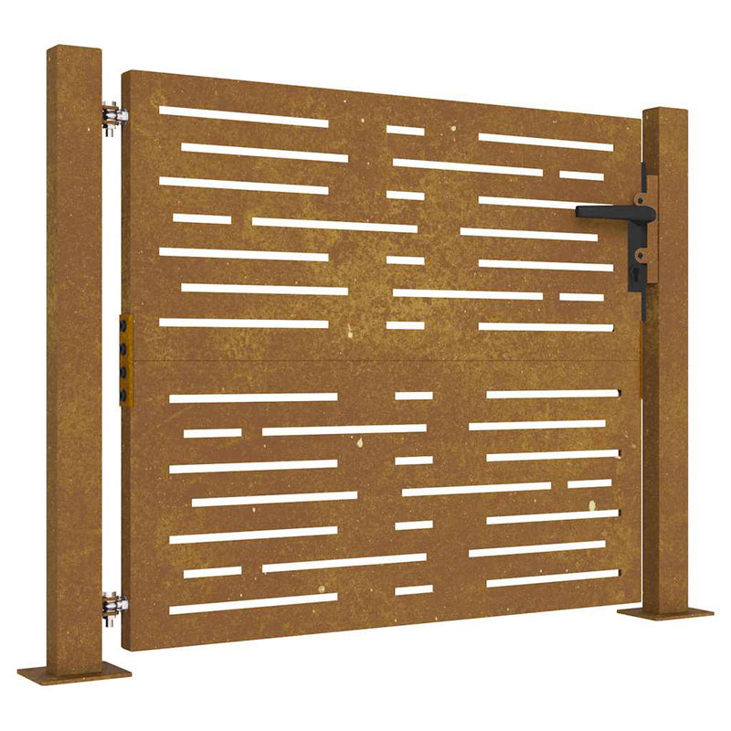 Load image into Gallery viewer, Vidaxl poort 100x100 cm vierkant cortenstaal
