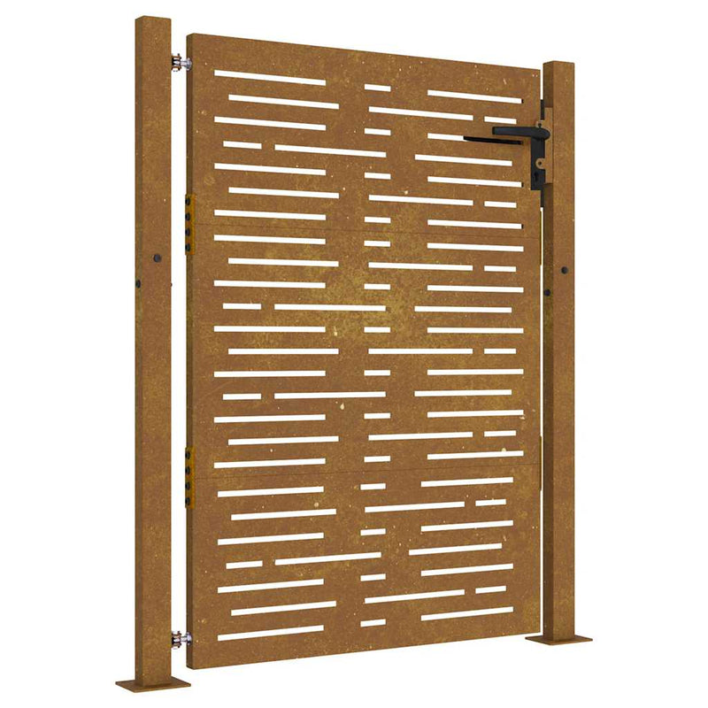 Load image into Gallery viewer, Vidaxl poort 100x125 cm vierkant cortenstaal