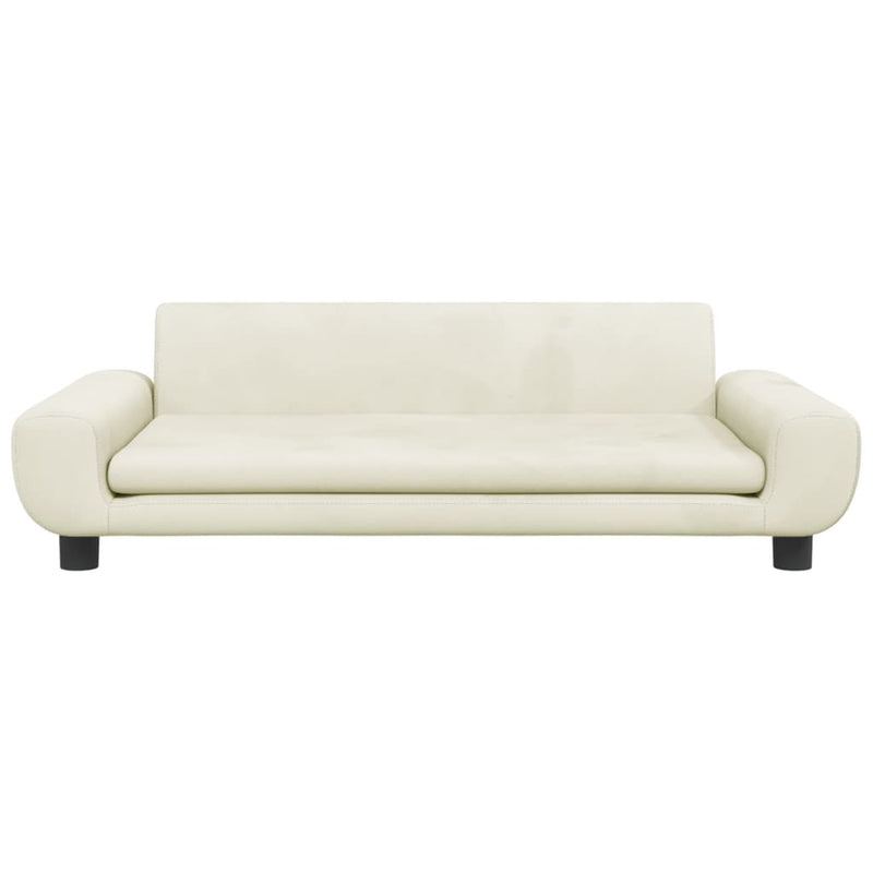 Load image into Gallery viewer, VidaXL Hondenmand 100x54x33 cm fluweel crèmekleurig