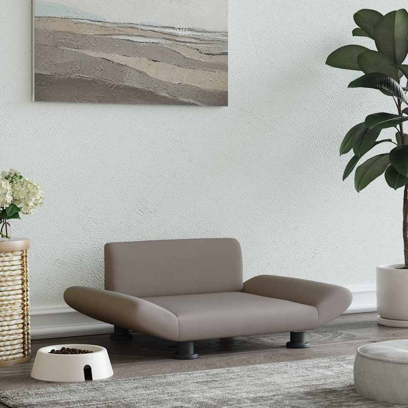 Chargez l'image dans la visionneuse de la galerie, Vidaxl hondenmand 70x45x28 cm stof taupe