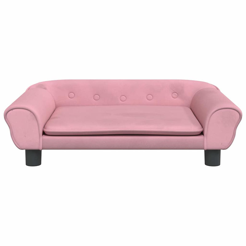 Load image into Gallery viewer, Vidaxl hondenmand 70x48x22 cm fluweel roze