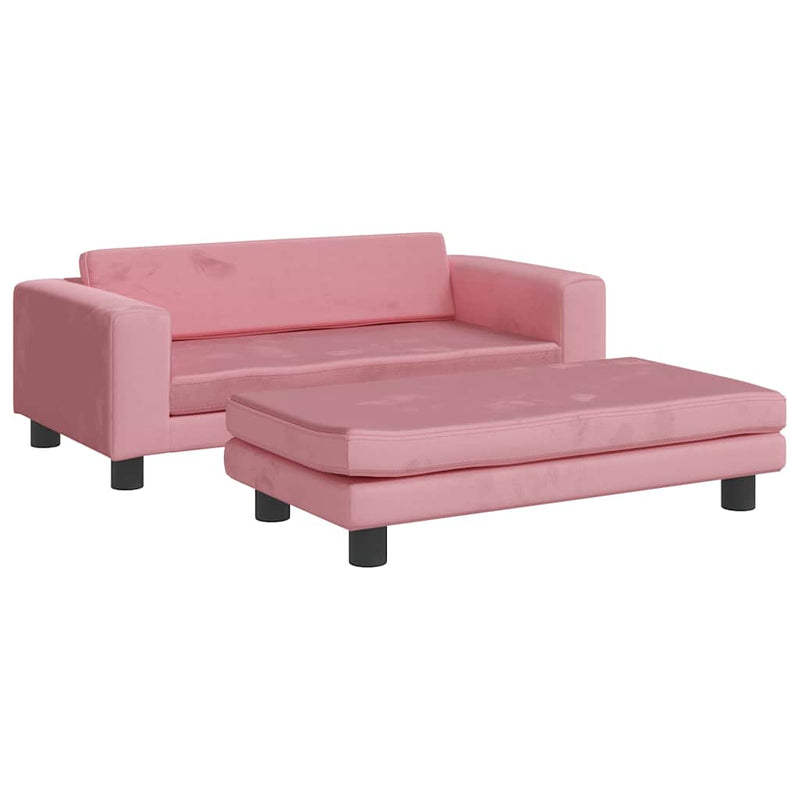 Afbeelding laden in galerijviewer, Vidaxl hondenmand met verlengstuk 100x50x30 cm fluweel roze