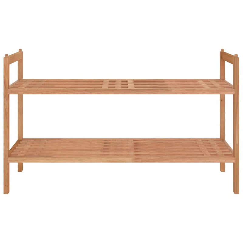 Load image into Gallery viewer, Vidaxl schoenenrek 69x27x41 cm massief walnotenhout