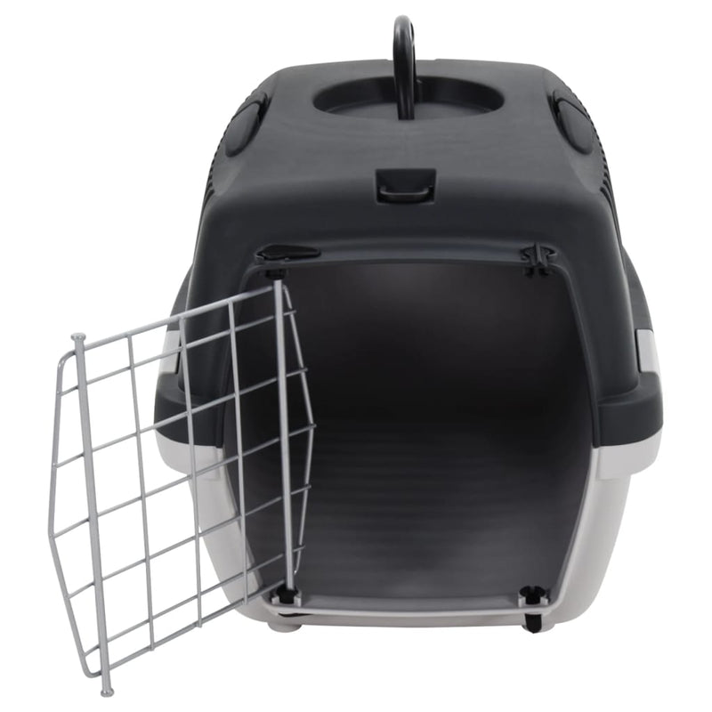 Load image into Gallery viewer, Vidaxl reismand 48x32x31 cm polypropeen grijs en zwart