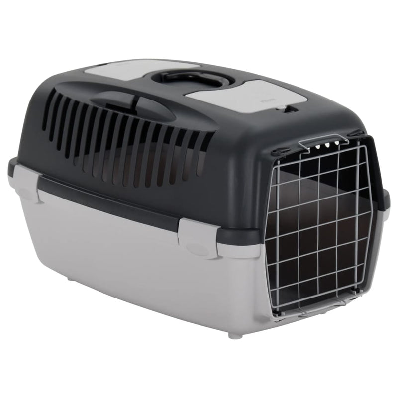 Load image into Gallery viewer, Vidaxl reismand 61x40x38 cm polypropeen grijs en zwart