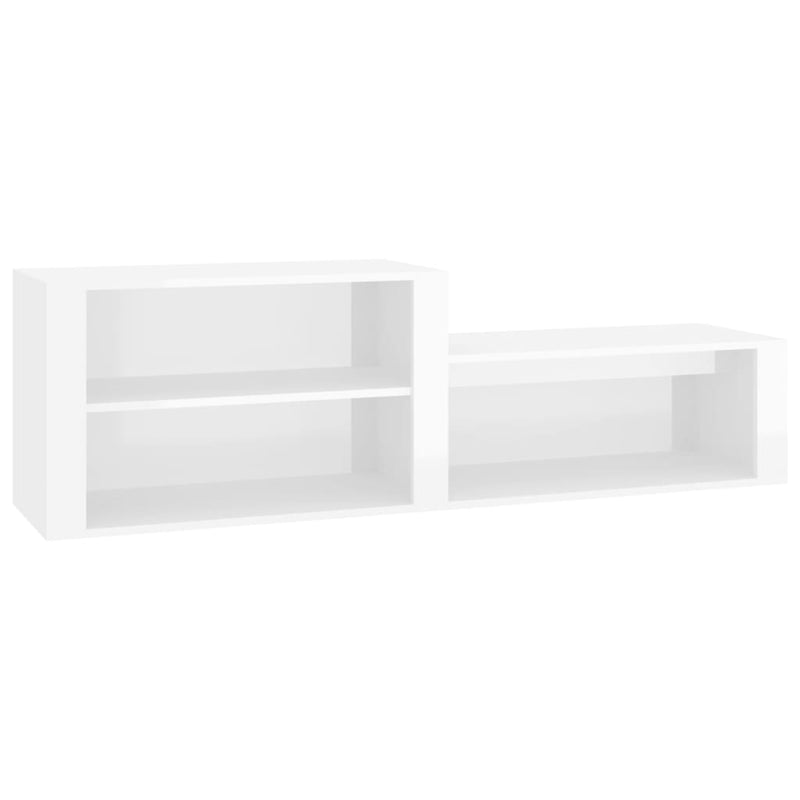 Load image into Gallery viewer, Vidaxl schoenenkast 150x35x45 cm bewerkt hout hoogglans wit
