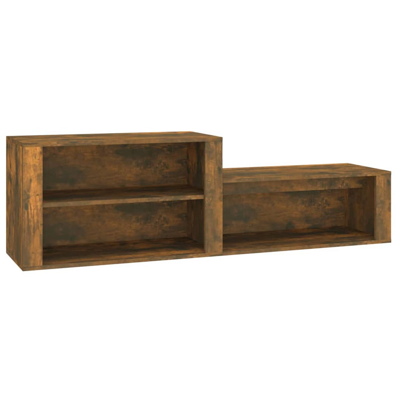 Load image into Gallery viewer, Vidaxl schoenenkast 150x35x45 cm bewerkt hout gerookt eikenkleurig