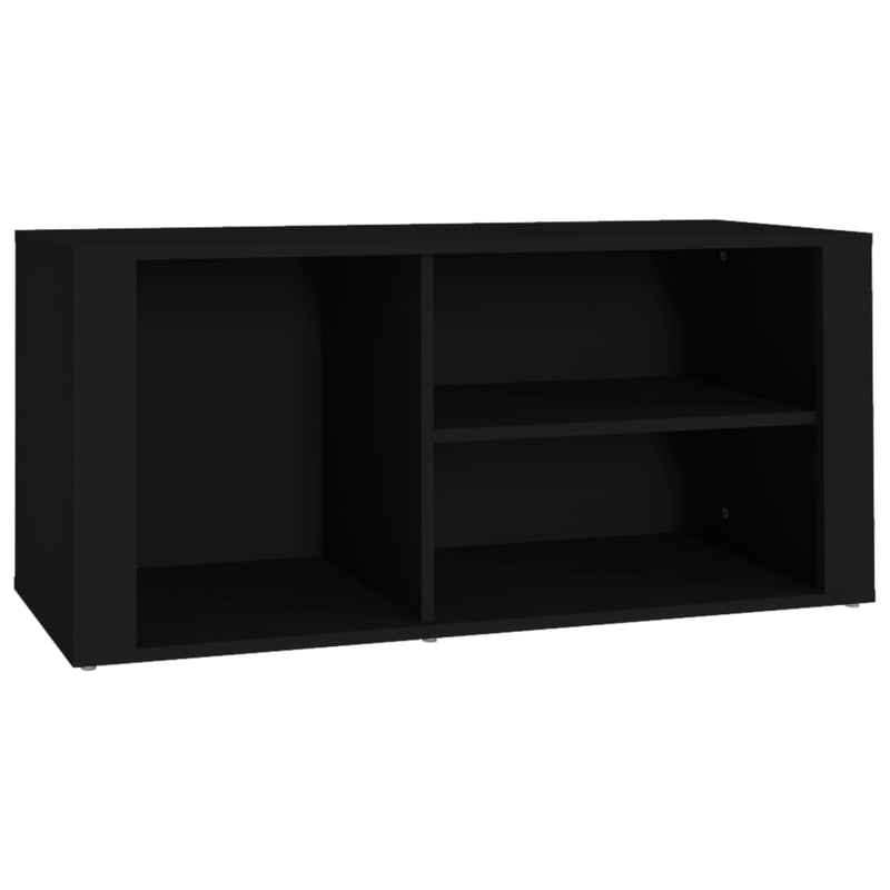 Afbeelding laden in galerijviewer, Vidaxl schoenenkast 100x35x45 cm bewerkt hout zwart