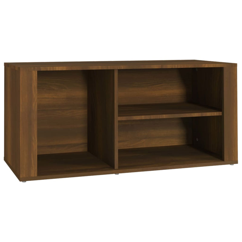Afbeelding laden in galerijviewer, Vidaxl schoenenkast 100x35x45 cm bewerkt hout bruin eikenkleur