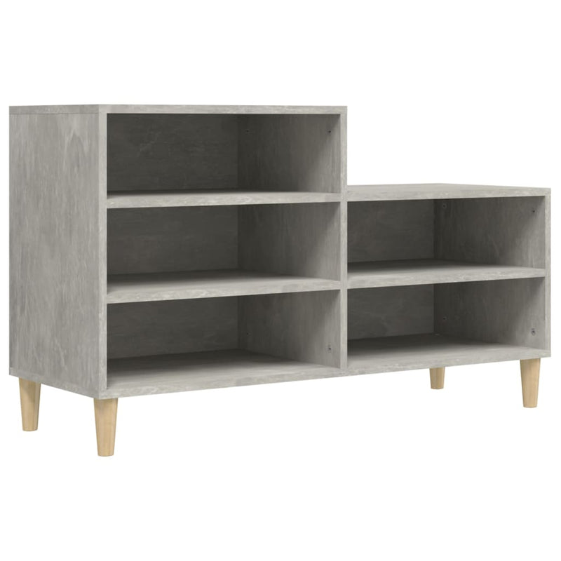 Load image into Gallery viewer, Vidaxl schoenenkast 102x36x60 cm bewerkt hout betongrijs