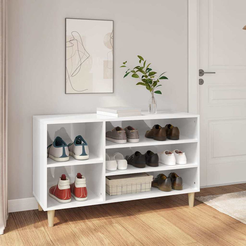 ギャラリービューアに画像をロードする, Vidaxl schoenenkast 102x36x60 cm bewerkt hout hoogglans wit