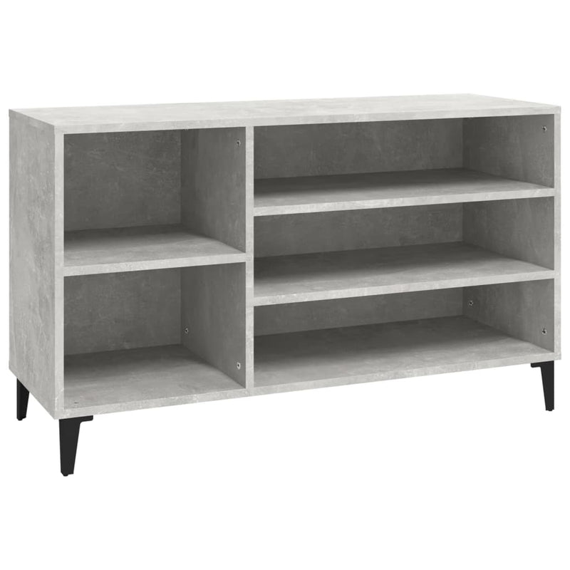 Load image into Gallery viewer, Vidaxl schoenenkast 102x36x60 cm bewerkt hout betongrijs