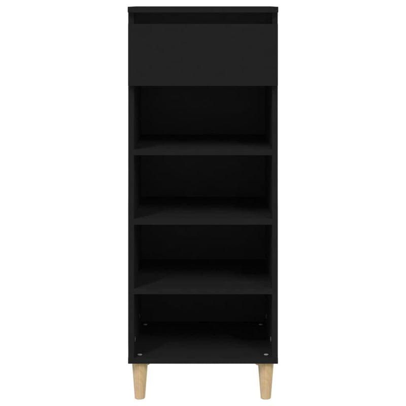 Load image into Gallery viewer, Vidaxl schoenenkast 40x36x105 cm bewerkt hout zwart
