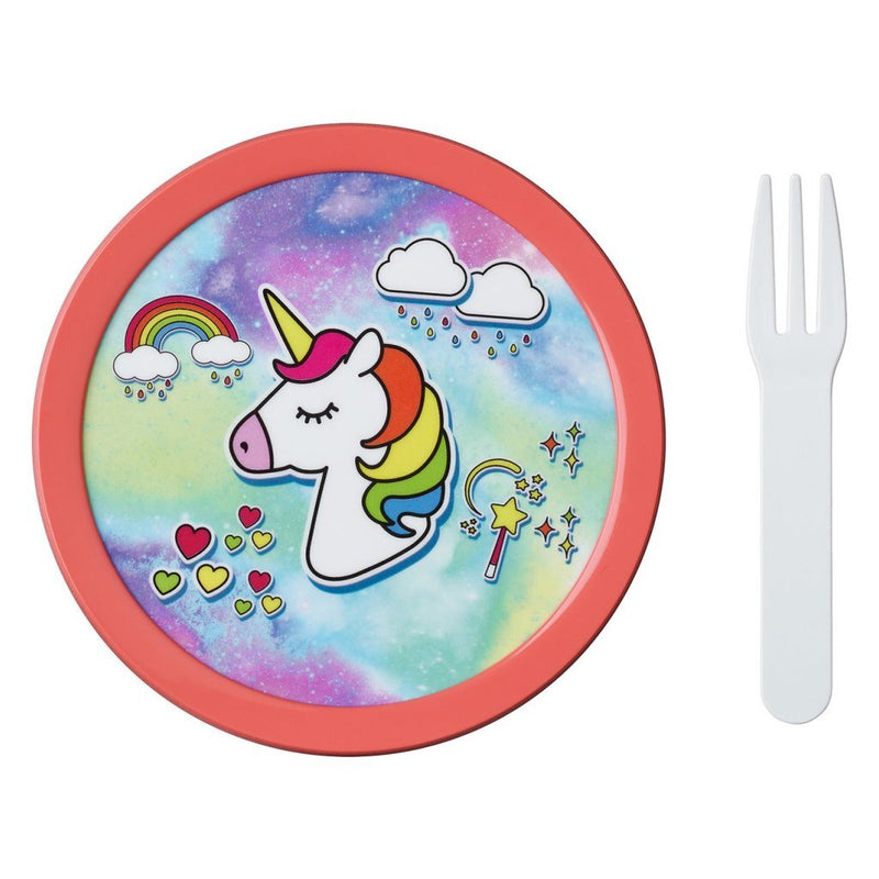 Load image into Gallery viewer, Mepal campus fruitbox unicorn 300 ml roze groen