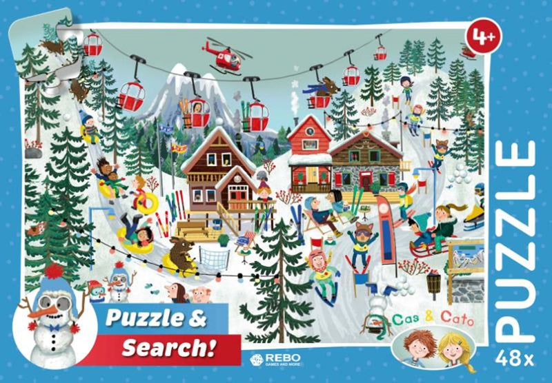 Afbeelding laden in galerijviewer, Rebo puzzel 48 stukjes - cas cato wint