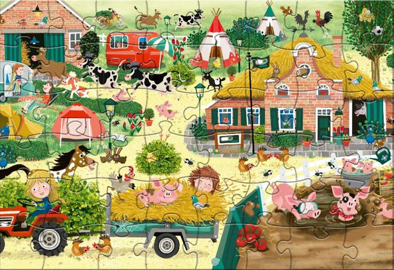 Afbeelding laden in galerijviewer, Rebo productions rebo puzzel 48 stukjes - cas cato boer