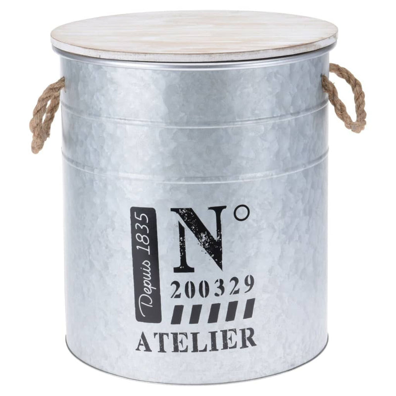 Load image into Gallery viewer, H s collection 3-delige opbergboxenset met touw zink