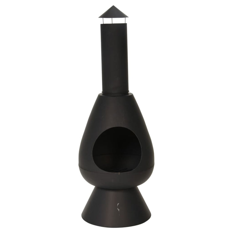 Load image into Gallery viewer, Progarden haard met schoorsteen ambient 110 cm zwart