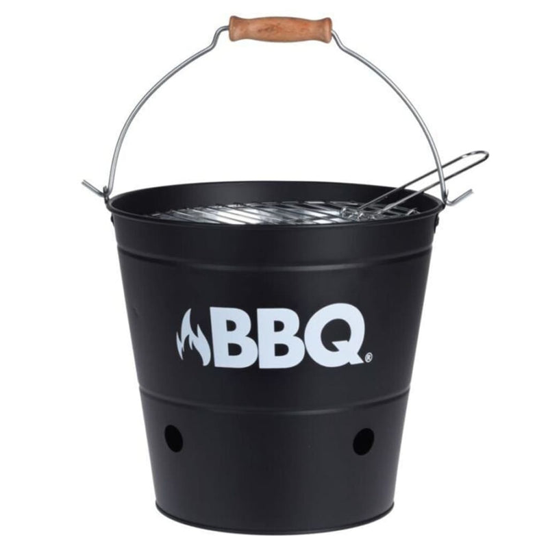 Load image into Gallery viewer, ProGarden ProGarden Barbecue-emmer BBQ 26 cm matzwart